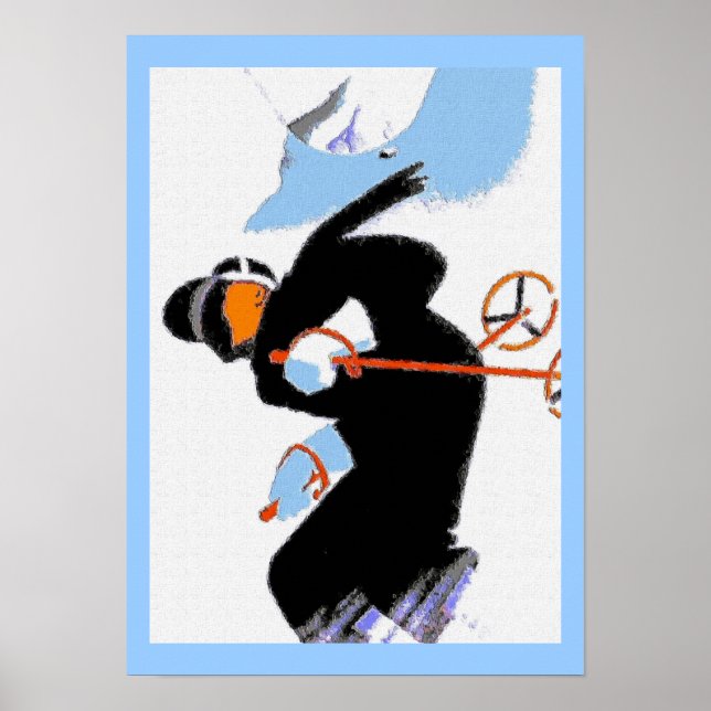 Schneeschuhberge Poster (Vorne)
