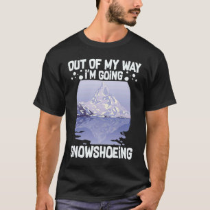 Schneeschuhe Boots Schneeschuhe Wandern Schuhwande T-Shirt