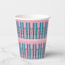 Schneeschuhe mit rosa Blues