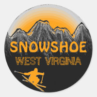Schneeschuhe West Virginia Orangen-Skispass