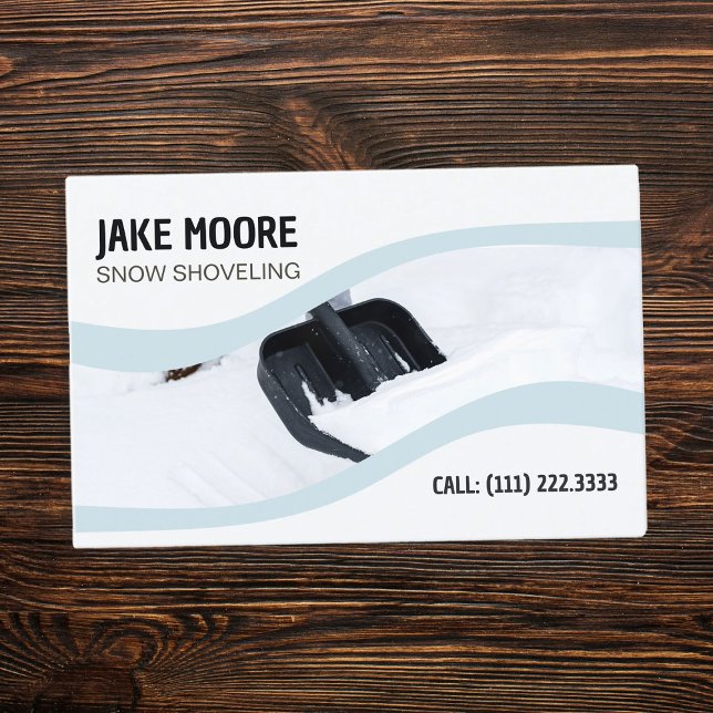 Schneeschuhen Visitenkarte (Von Creator hochgeladen)
