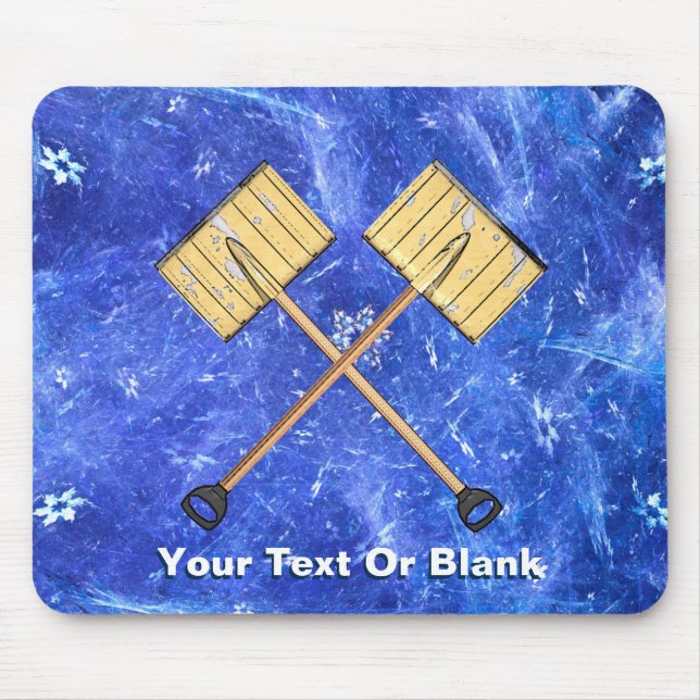 Schneeschuhgeschäft Mousepad (Vorne)