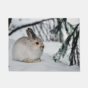 Schneeschuhschneewald Winterschneewald Fußmatte