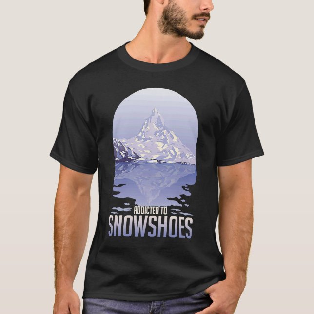 Schneeschuhschuhe Wanderschuhe Wanderwege 19 T-Shirt (Vorderseite)
