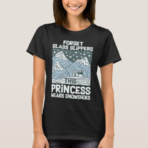 Schneeschuhschuhe Wanderwege 6 T-Shirt