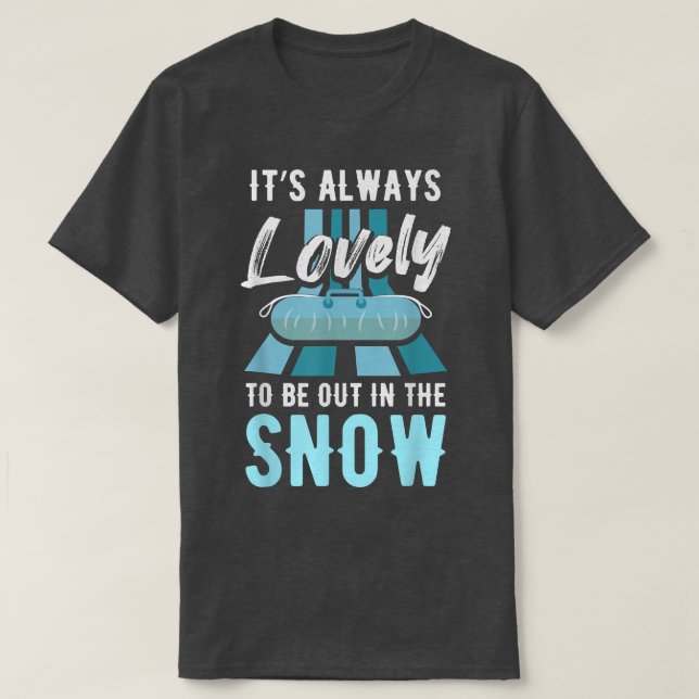Schneeschuhsport T-Shirt (Design vorne)