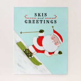 Schneeschuhwanderer-Urlaubsgeschenke Puzzle