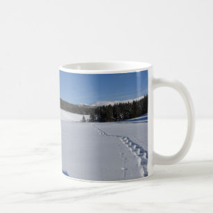 Schneeschuhwandern im Yellowstone-Nationalpark Kaffeetasse