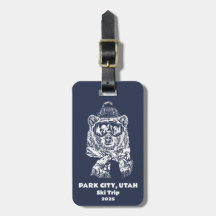 Schneeschuhwanderung Funny Ski Bear Winter