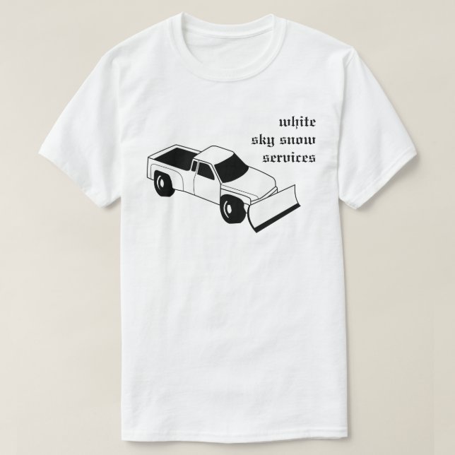 Schneeservice T-Shirt (Design vorne)
