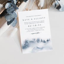 schneesicher | Einladung zur Hochzeit im Winter
