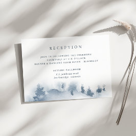 schneesicher | Hochzeitsempfangskarte Einladung