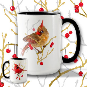 Schneesichere Kardinäle Tasse