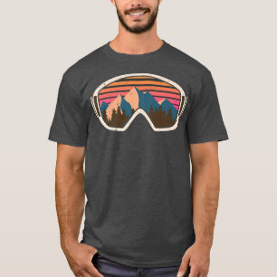 Schneeskibrille Wintersport Alpin Abfahrt S T-Shirt