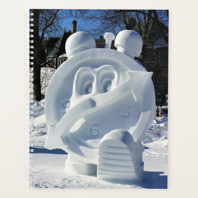 Schneeskulptur, Quebec, Kanada Planer (Vorderseite)