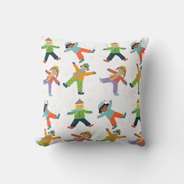 Schneestag Kissen (Vorderseite)