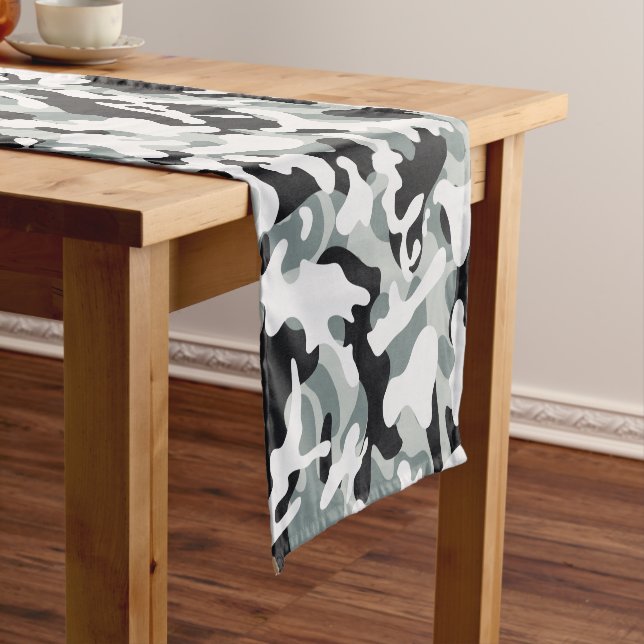 Schneestaub Kurzer Tischläufer (Beispiel)