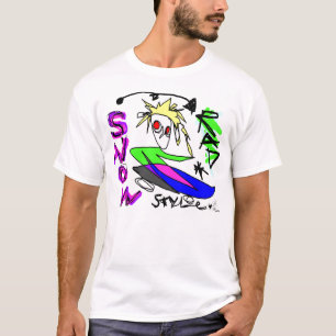 Schneestil T-Shirt