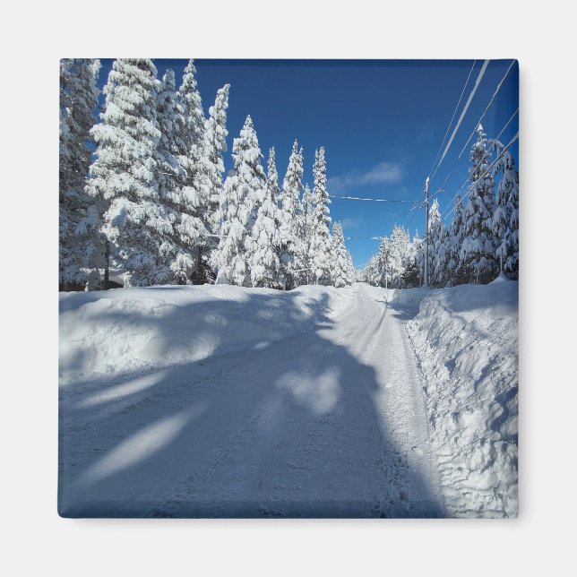 Schneestraße Magnet (Vorne)