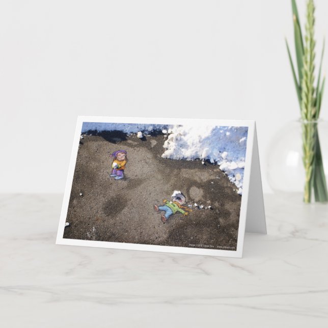 Schneestreit Karte (Vorderseite)