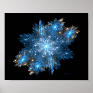 Schneesturm (10x8) poster