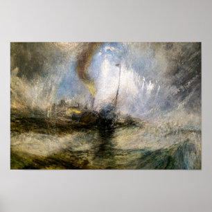 Schneesturm   JMW Turner   Poster
