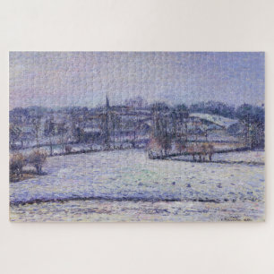 Schneeszene in Éragny (Blick auf Bazincourt) 1884 Puzzle