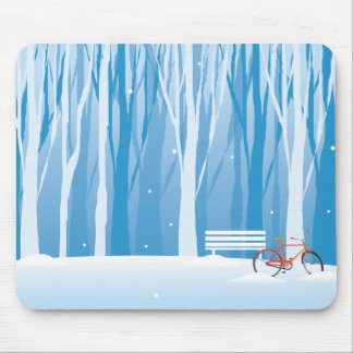 Schneeszene Mousepad