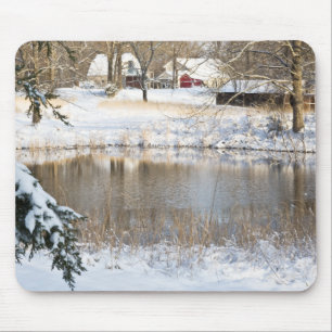 Schneeszene Mousepad