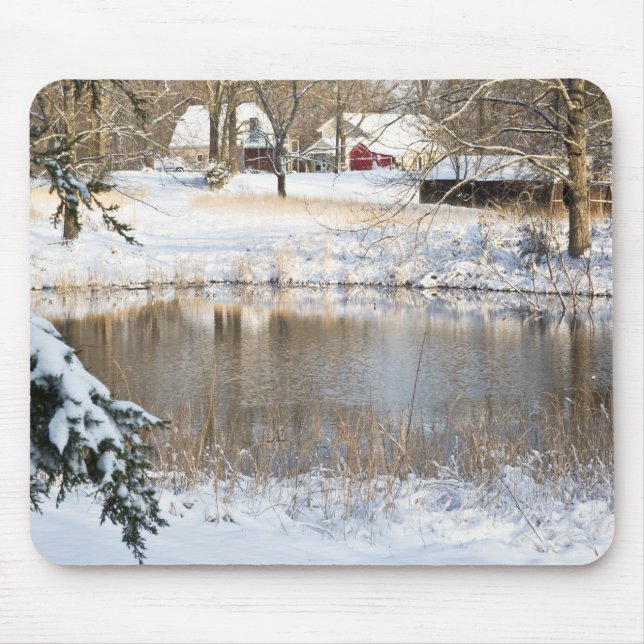 Schneeszene Mousepad (Vorne)