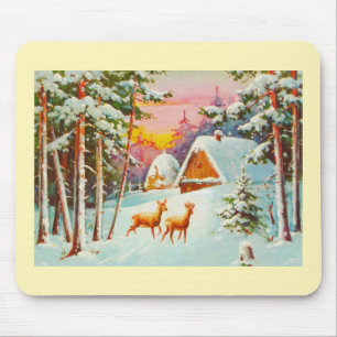 Schneeszene Mousepad
