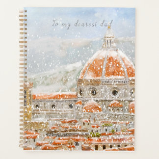 Schneetag Italien Florenz Dom Planer