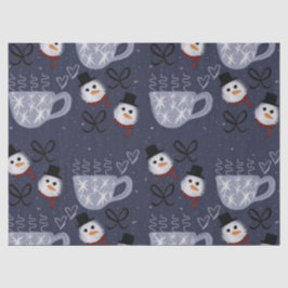 Schneetag Seidenpapier