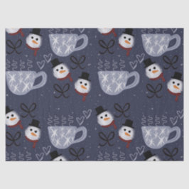 Schneetag Seidenpapier