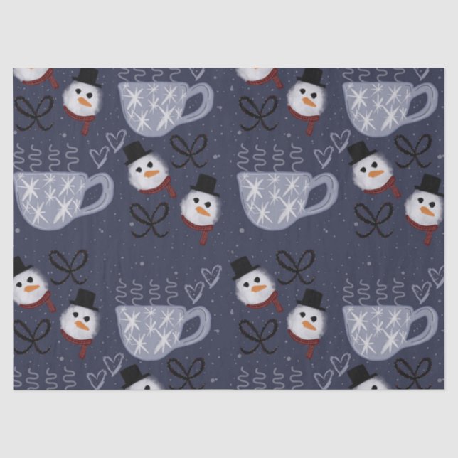 Schneetag Seidenpapier (Vorderseite)