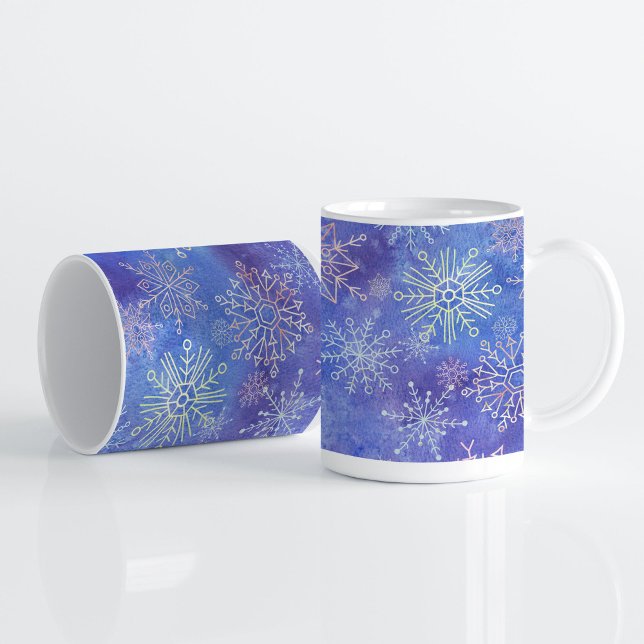 Schneetag! Snowflake Kaffeetasse (Von Creator hochgeladen)