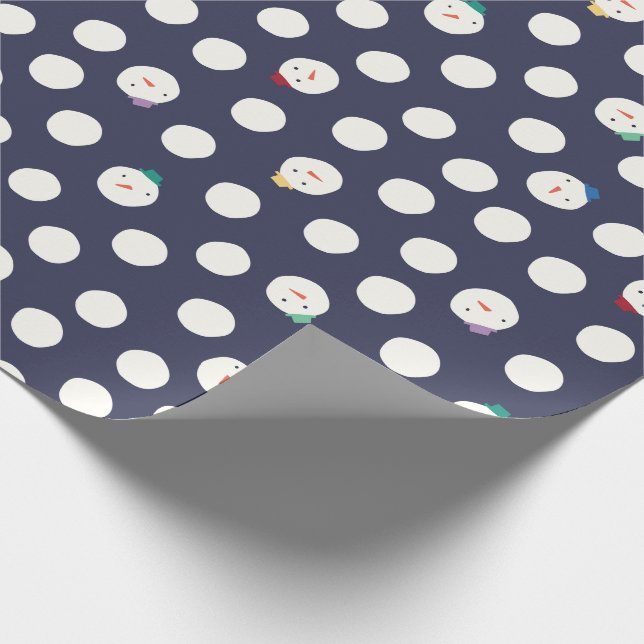 Schneetag von Primary.com Geschenkpapier (Ecke)
