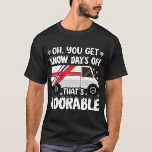 Schneetage Postbote Mailman T-Shirt