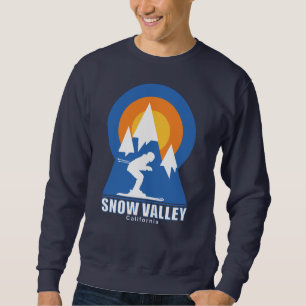 Schneetal Ski Sunset Retro T - Shirt