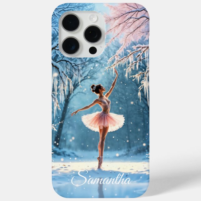 Schneetanz Ballerina Winter Beauty Art Case-Mate iPhone Hülle (Rückseite)