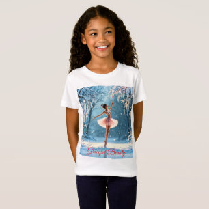 Schneetanz Ballerina Winter Beauty Art T-Shirt