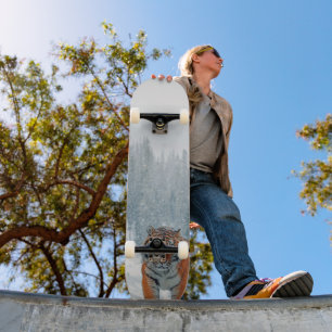 Schneetiger Skateboard