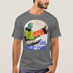 Schneetubeln im Winter Park Colorado T-Shirt