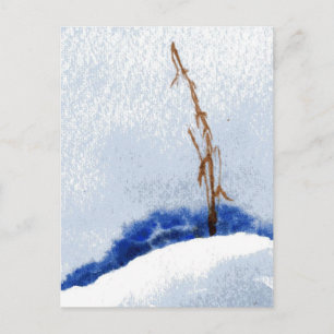 Schneeumgebung Drucken Postkarte