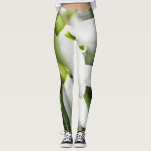 Schneeverfahren-Blume Leggings