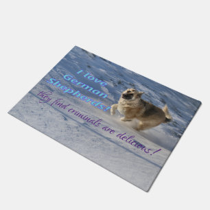 Schneevergnügen Fußmatte