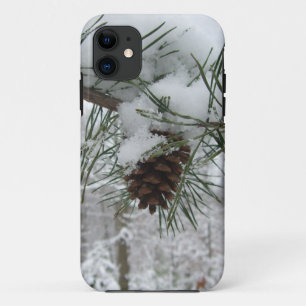 Schneeverzweig Winter Naturfotografie iPhone 11 Hülle
