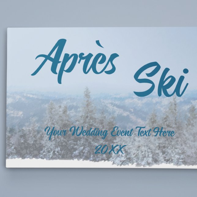 Schneewald Apres Ski Wedding Event Gästebuch (Von Creator hochgeladen)