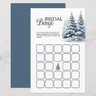 Schneewald Brautparty Bingo Game