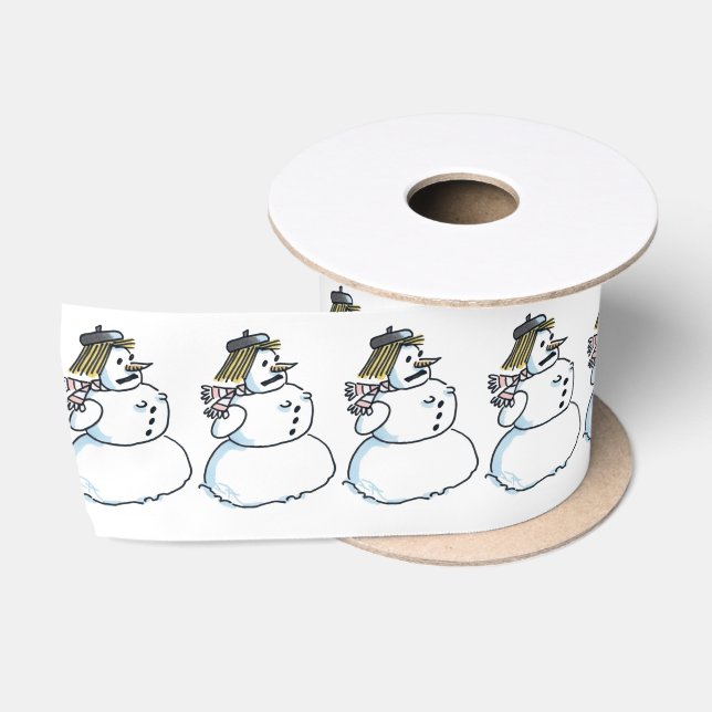 Schneewaldband Satinband (Spule)